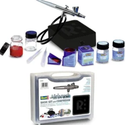 Airbrush Basic Set med kompressor - 39195 - Revell