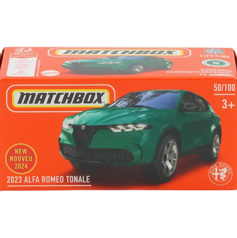 2023 Alfa Romeo Tonale - Grön - Power Grab 50/100 - Matchbox