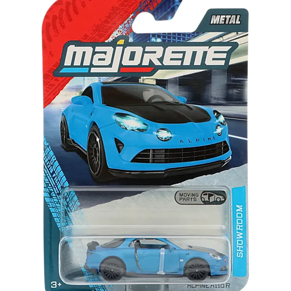 Alpine A110 R - Blå - Showroom Premium Cars - Majorette - 7 cm