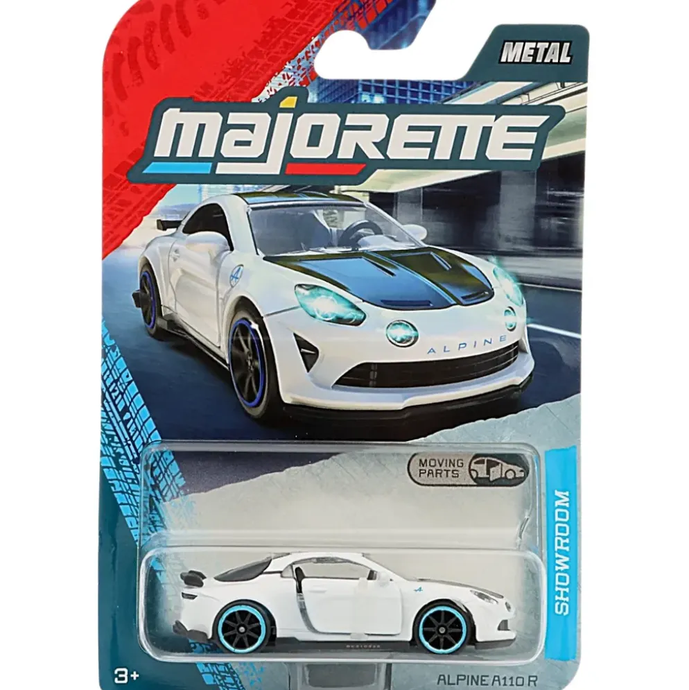 Alpine A110 R - Vit - Showroom Premium Cars - Majorette - 7 cm