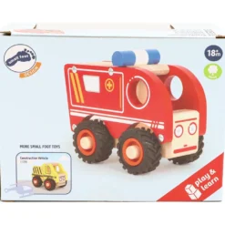 Ambulans i trä - Röd - Small Foot