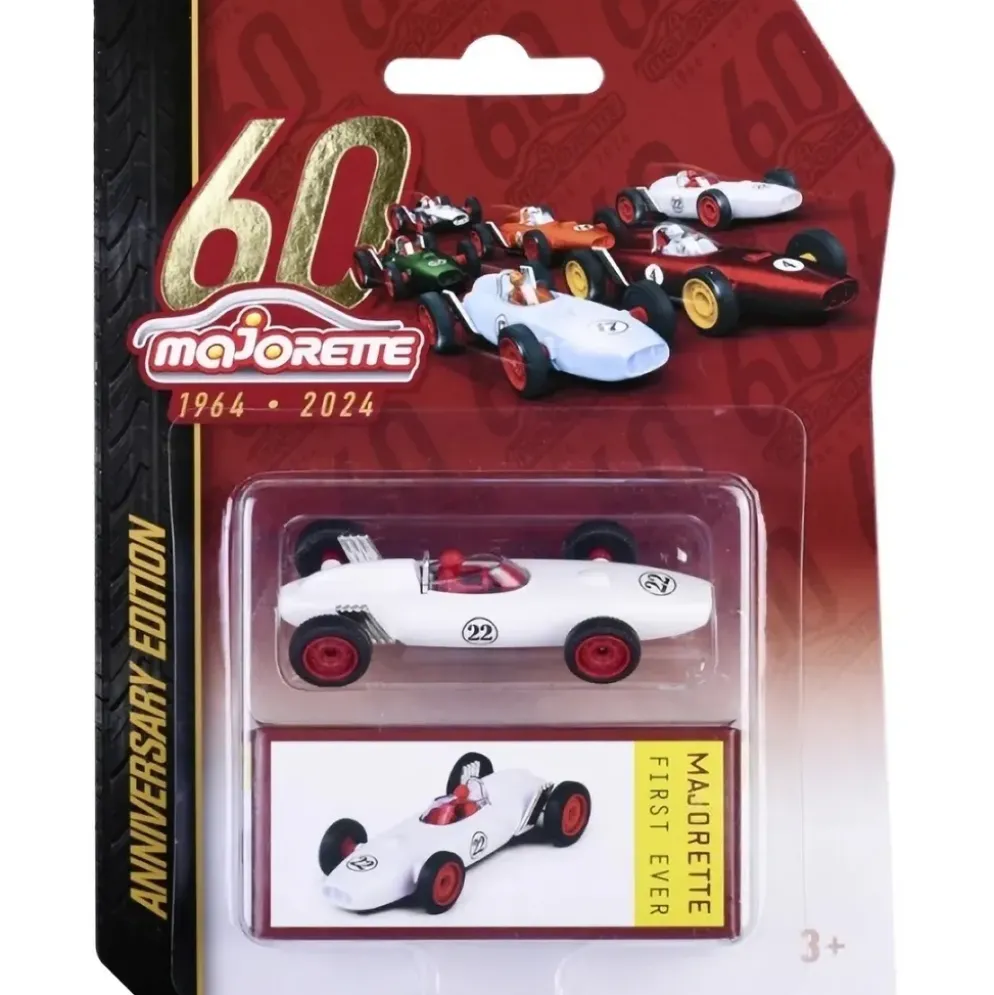 Anniversary Edition First Ever - Vit - Majorette - 7,5 cm