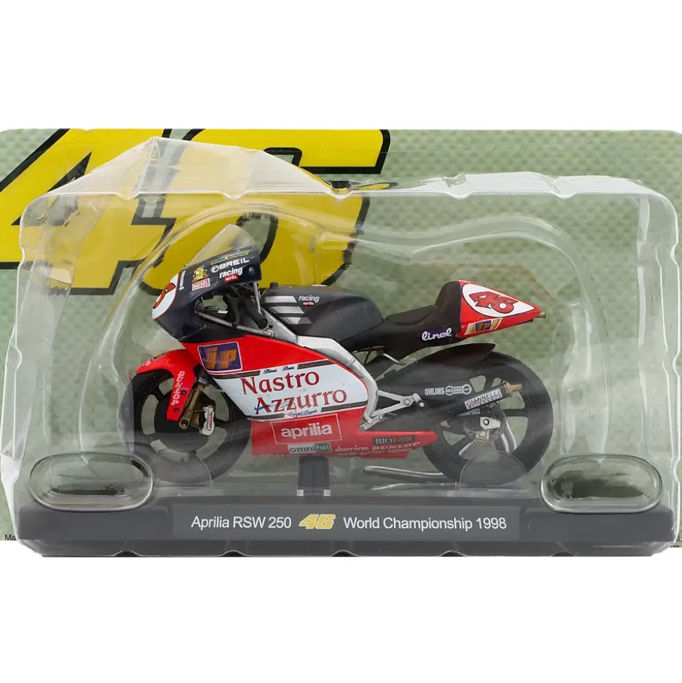 Aprilia RSW 250 - #46 Rossi - Motorcykel - Röd - Altaya - 1:18