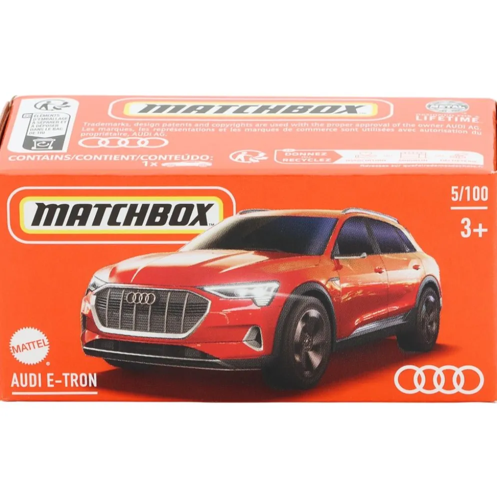 Audi E-Tron - Röd - Power Grab - Matchbox