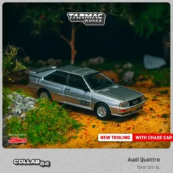 Audi Quattro - Silver - COLLAB64 - Tarmac Works x Schuco - 1:64