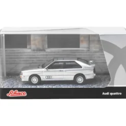 Audi Quattro - Silver - COLLAB64 - Tarmac Works x Schuco - 1:64