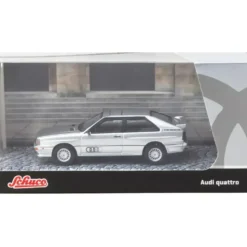 Audi Quattro - Silver - 1980 - Schuco x Tarmac Works - 1:64