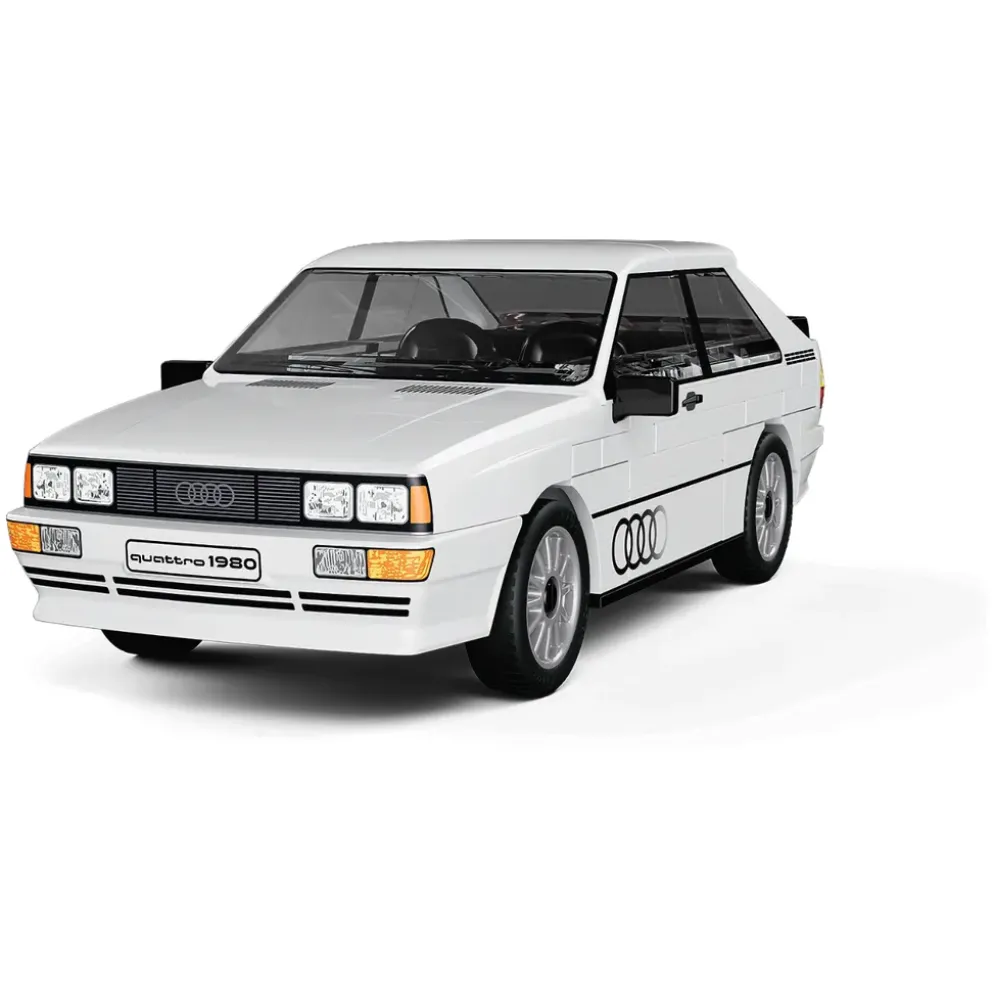 Audi Quattro 1980 - Vit - Klossbyggmodell - 24665 - COBI - 1:35