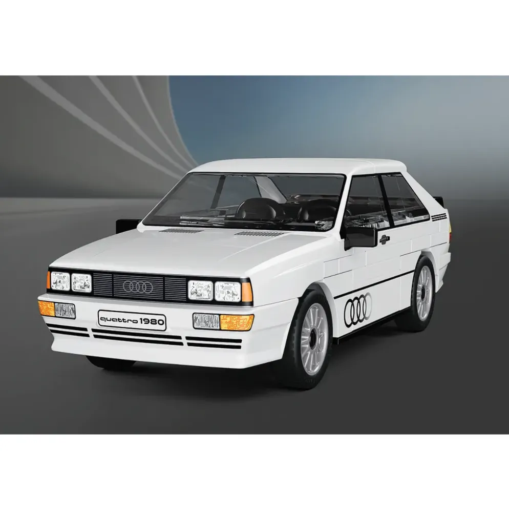 Audi Quattro 1980 - Vit - Klossbyggmodell - 24665 - COBI - 1:35