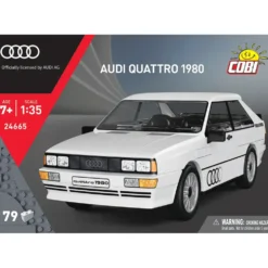 Audi Quattro 1980 - Vit - Klossbyggmodell - 24665 - COBI - 1:35
