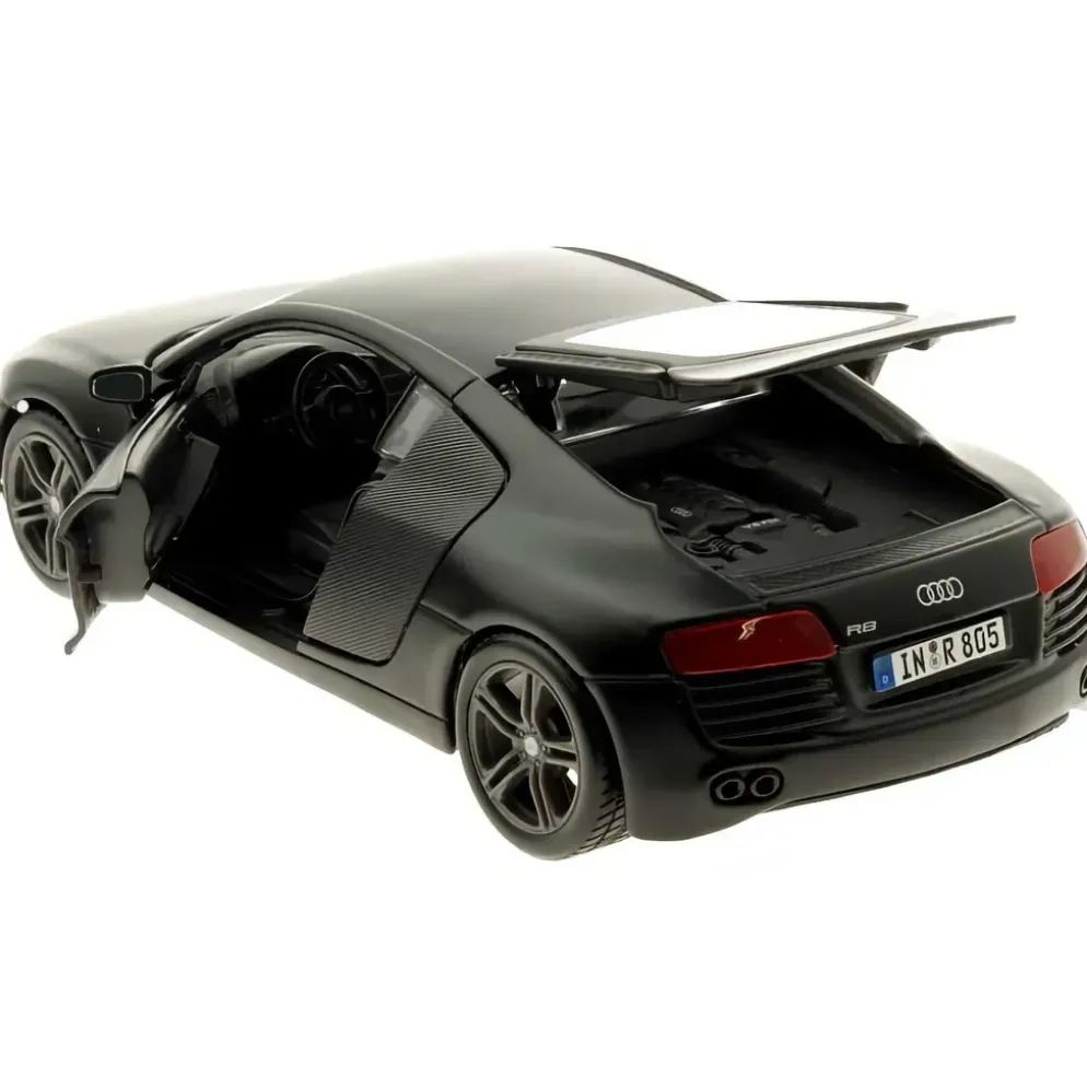 Audi R8 - Mattsvart - Maisto - 1:24