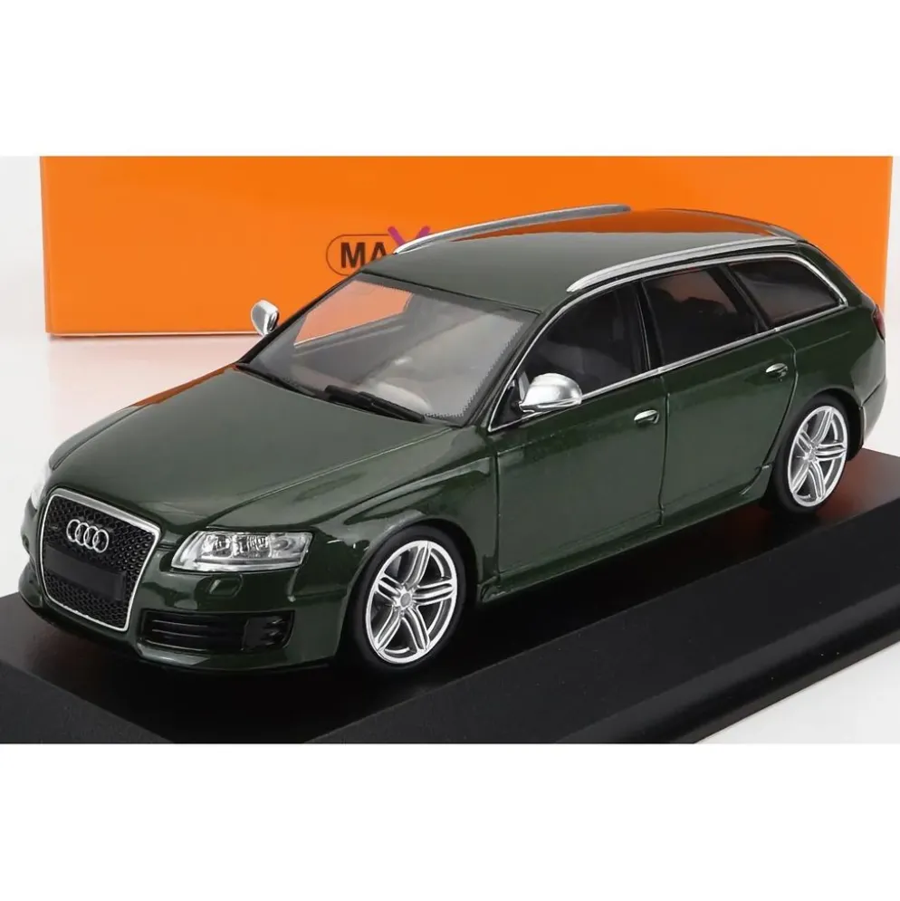 Audi RS6 Avant - 2007 - Grön - Minichamps - 1:43