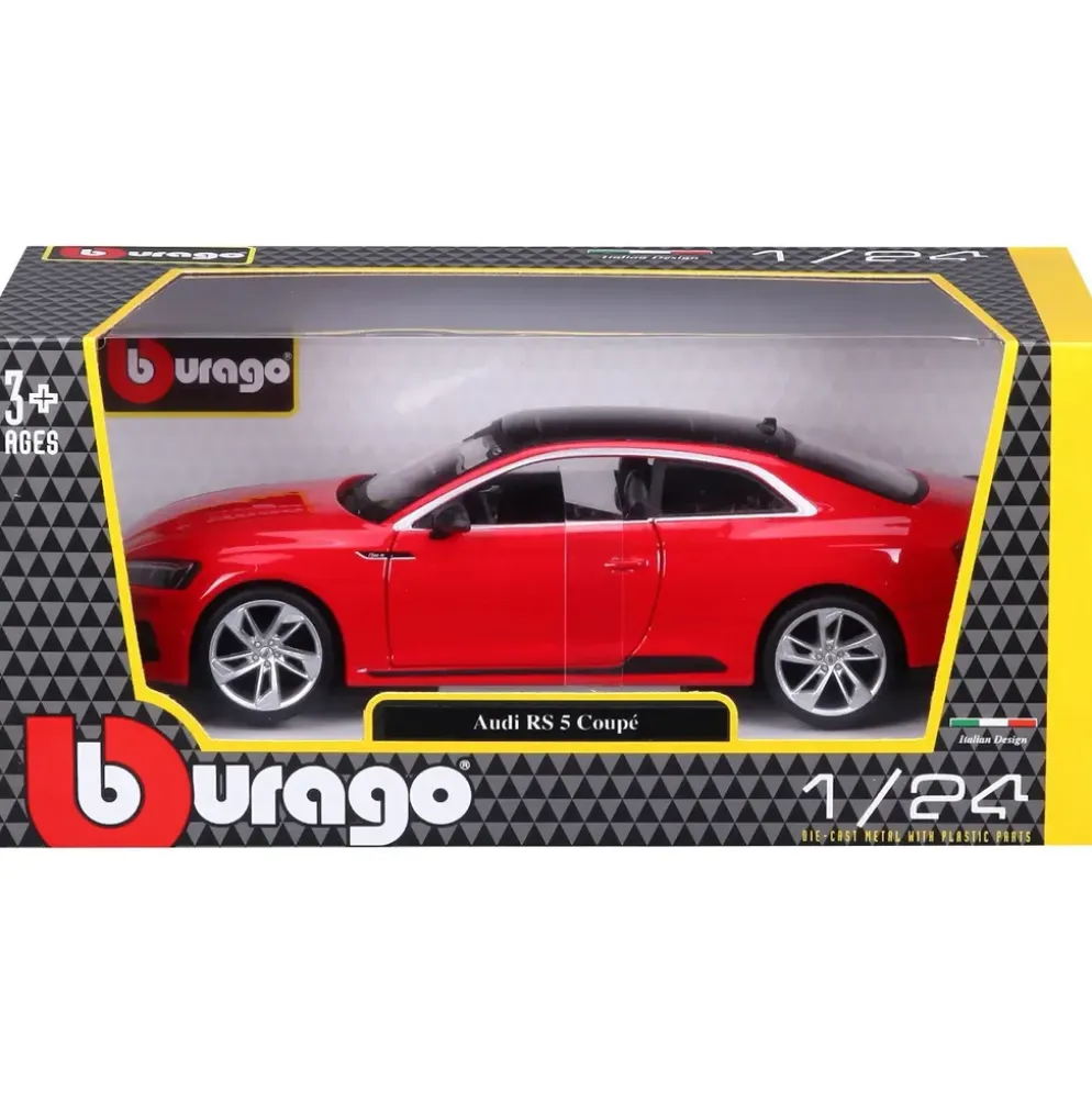 Audi RS 5 Coupé - 2019 - Röd - Bburago - 1:24