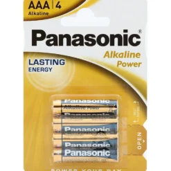 Batterier AAA (LR03) - Alkaliskt - Panasonic