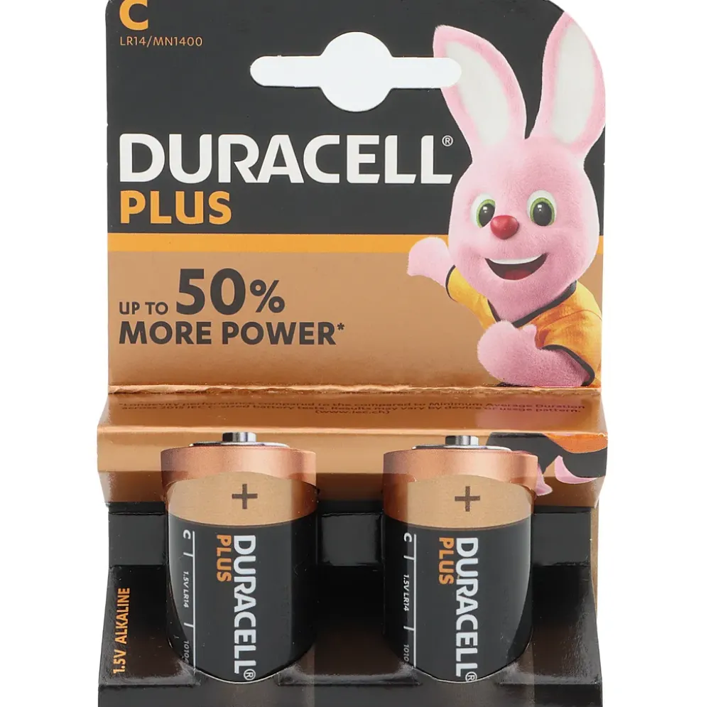 Batterier C (LR14) - Alkaliskt - 1,5 V - Duracell Plus