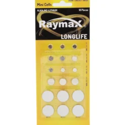 Batterier - Knappceller - Mix 18-pack - Raymax