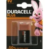 Batteri 9V - Alkaliskt - Duracell Plus