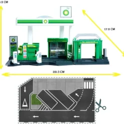 Bensinstation - Pumpar, elbilsladdare och biltvätt - BP - Majorette