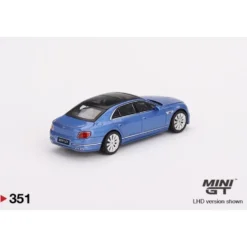 Bentley Flying Spur V8 - Blå - 351 - Mini GT - 1:64