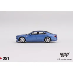 Bentley Flying Spur V8 - Blå - 351 - Mini GT - 1:64