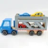 Biltransport med 4 bilar i trä - Small Foot