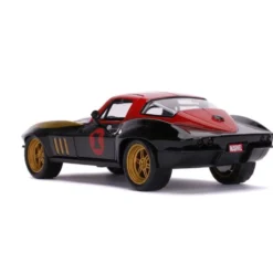 Black Widow & 1966 Chevy Corvette - Avengers - Jada - 1:24