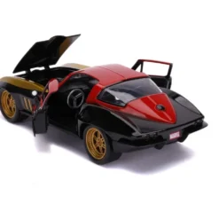 Black Widow & 1966 Chevy Corvette - Avengers - Jada - 1:24
