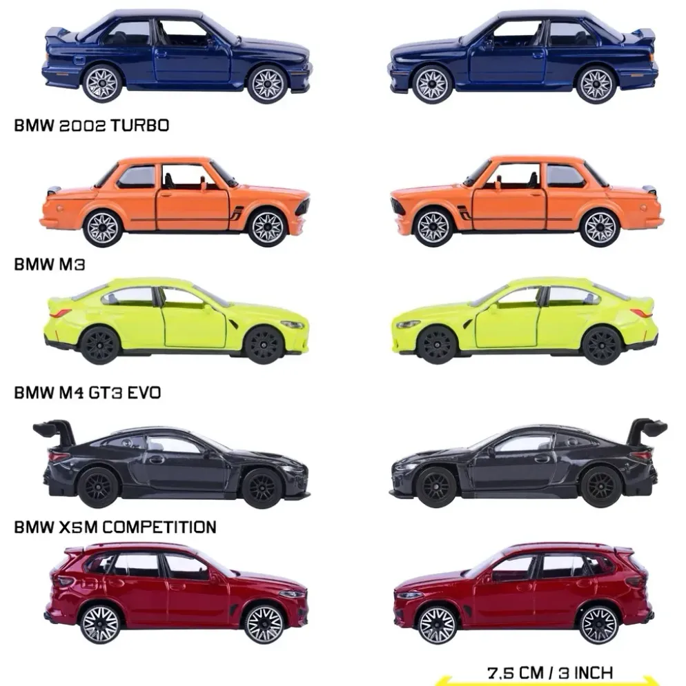 BMW Edition - 5-pack med leksaksbilar - Giftpack - Majorette