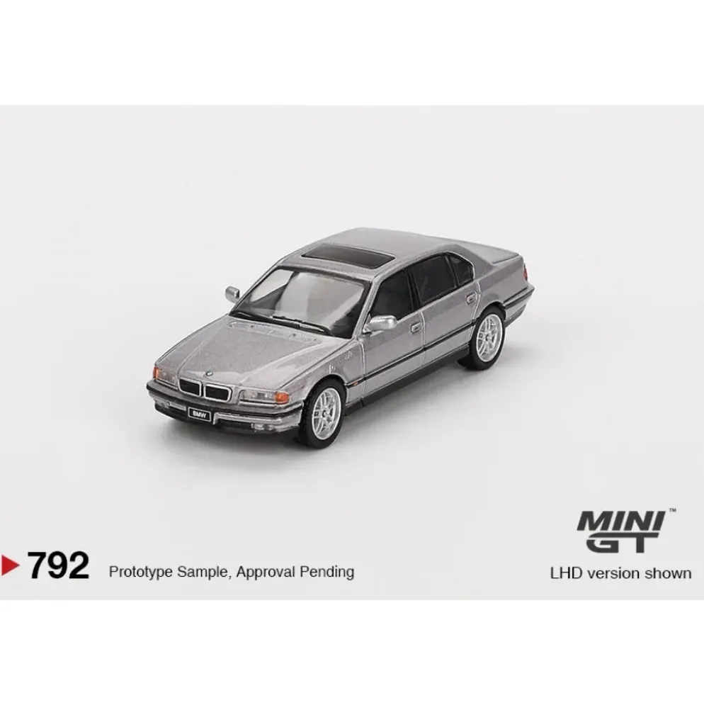 BMW 750iL (E38) - Aspen Silver Metallic - 792 - Mini GT - 1:64
