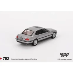 BMW 750iL (E38) - Aspen Silver Metallic - 792 - Mini GT - 1:64