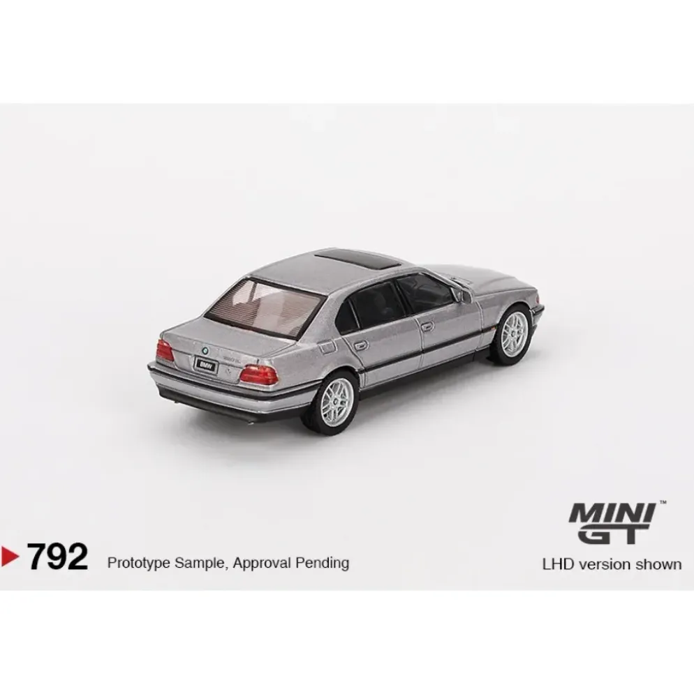 BMW 750iL (E38) - Aspen Silver Metallic - 792 - Mini GT - 1:64