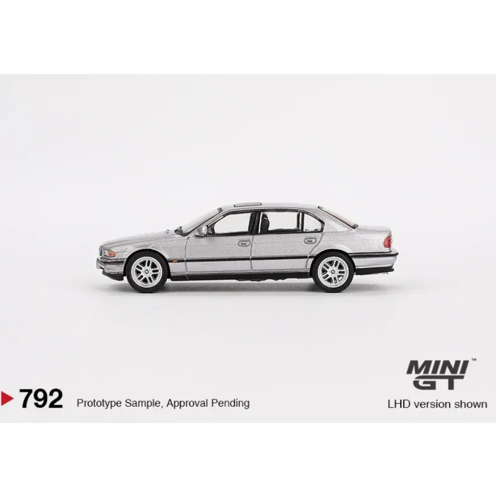 BMW 750iL (E38) - Aspen Silver Metallic - 792 - Mini GT - 1:64