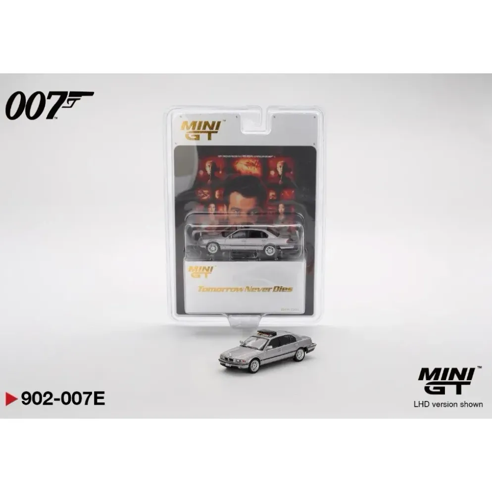 BMW 750IL - James Bond - Tomorrow Never Dies - Mini GT - 1:64