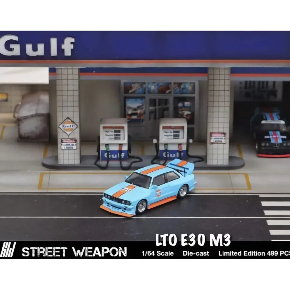 BMW LTO E30 M3 - Gulf - Street Weapon - 1:64