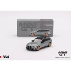 BMW M3 Competition (G81) - Touring Brooklyn Gray - 864 - Mini GT