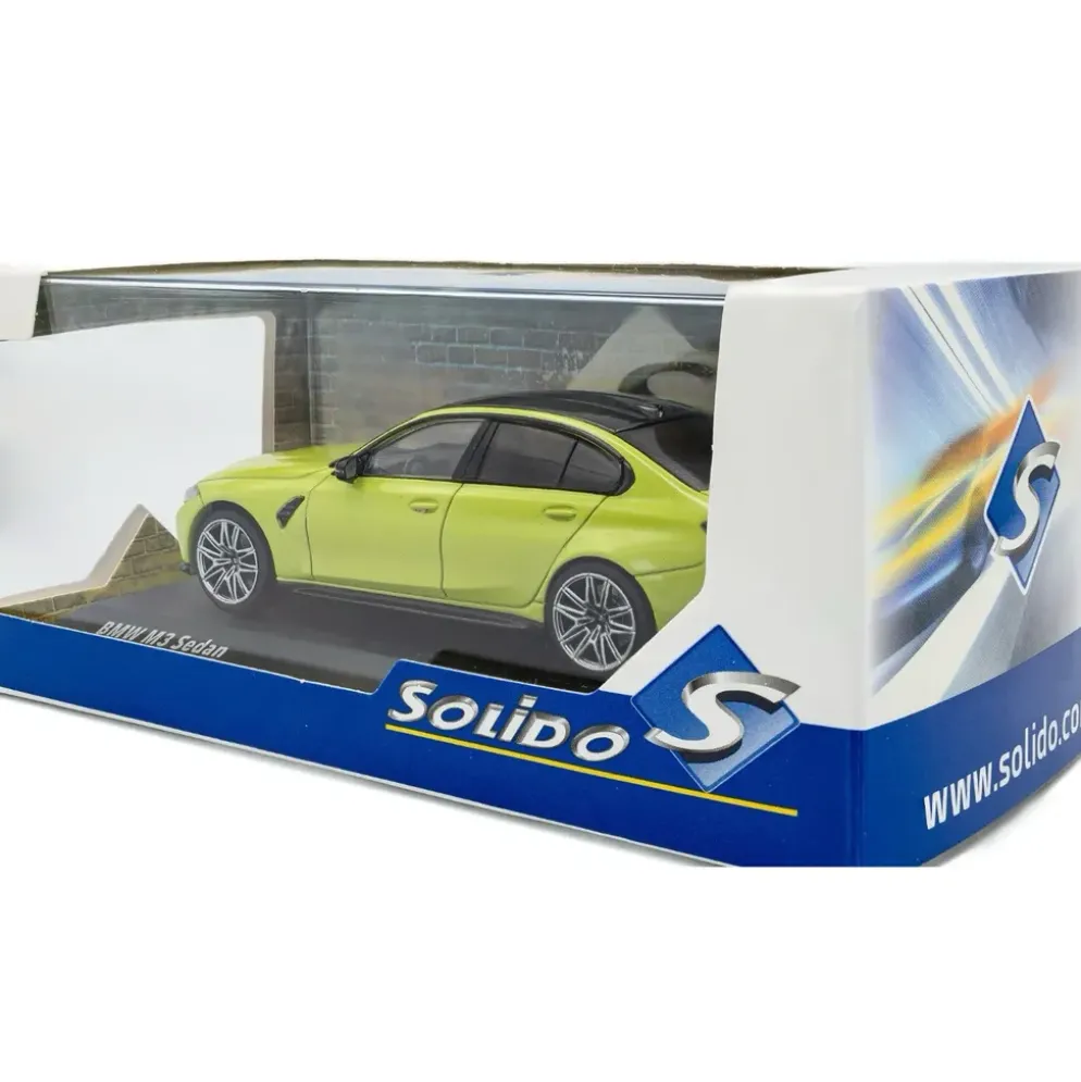 BMW M3 Competition Sedan - Sao Paulo Yellow - 2023 - Solido - 1:43