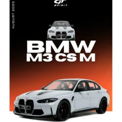 BMW M3 CS M - 2024 - Gråmetallic - GT Spirit - 1:18