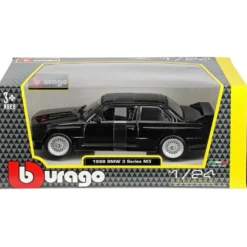 BMW M3 (E30) - 1988 - Svart - Bburago - 1:24