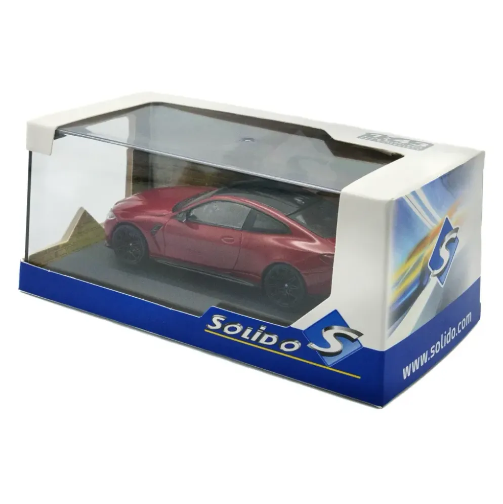 BMW M4 (G82) Competition - 2023 - Röd - Solido - 1:43