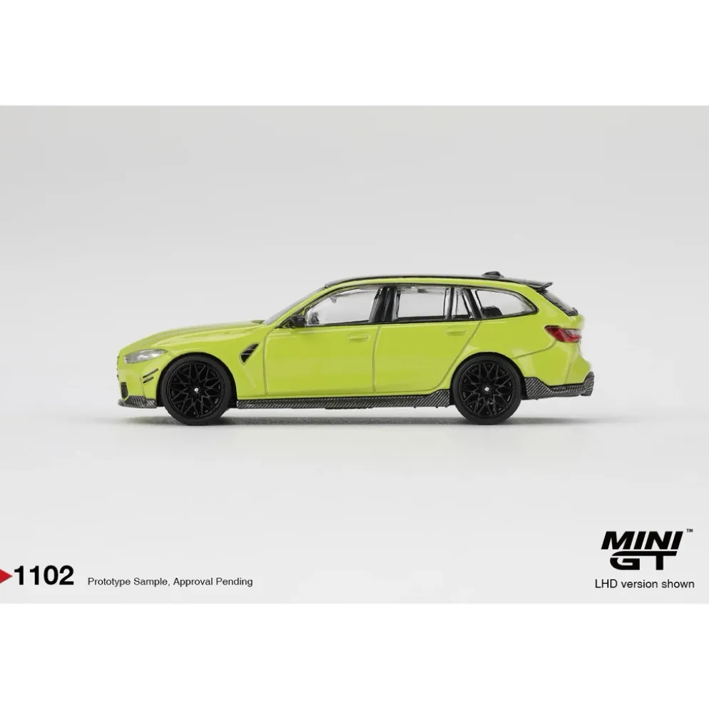 BMW M3 M Performance Touring Sao Paulo Yellow - Gul - 1102 - Mini GT - 1:64