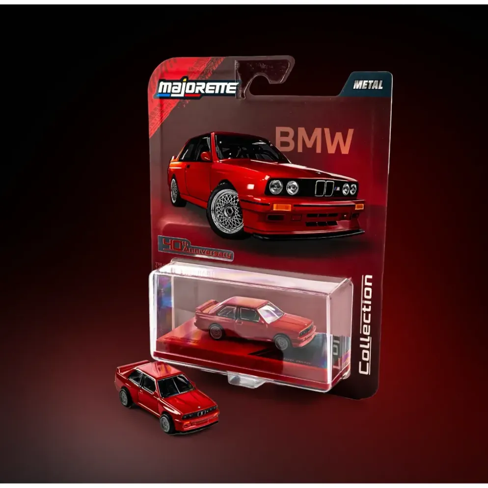 1986 BMW M3 - Röd - Collection Series - Majorette - 1:64