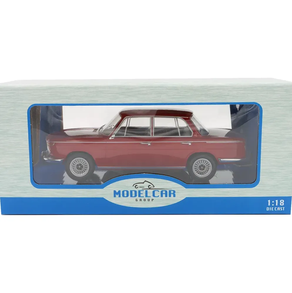 BMW 2000 TI (121) - 1966 - Röd - Modelcar Group - 1:18
