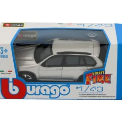 BMW X5 - 2007 - Silver - Bburago - 10 cm