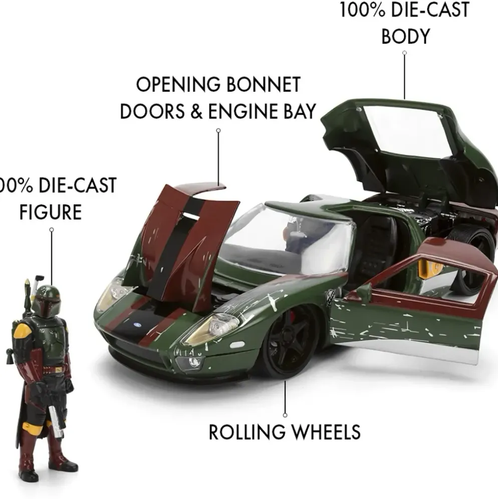 Boba Fett & 2005 Ford GT - Star Wars - Jada Toys - 1:24