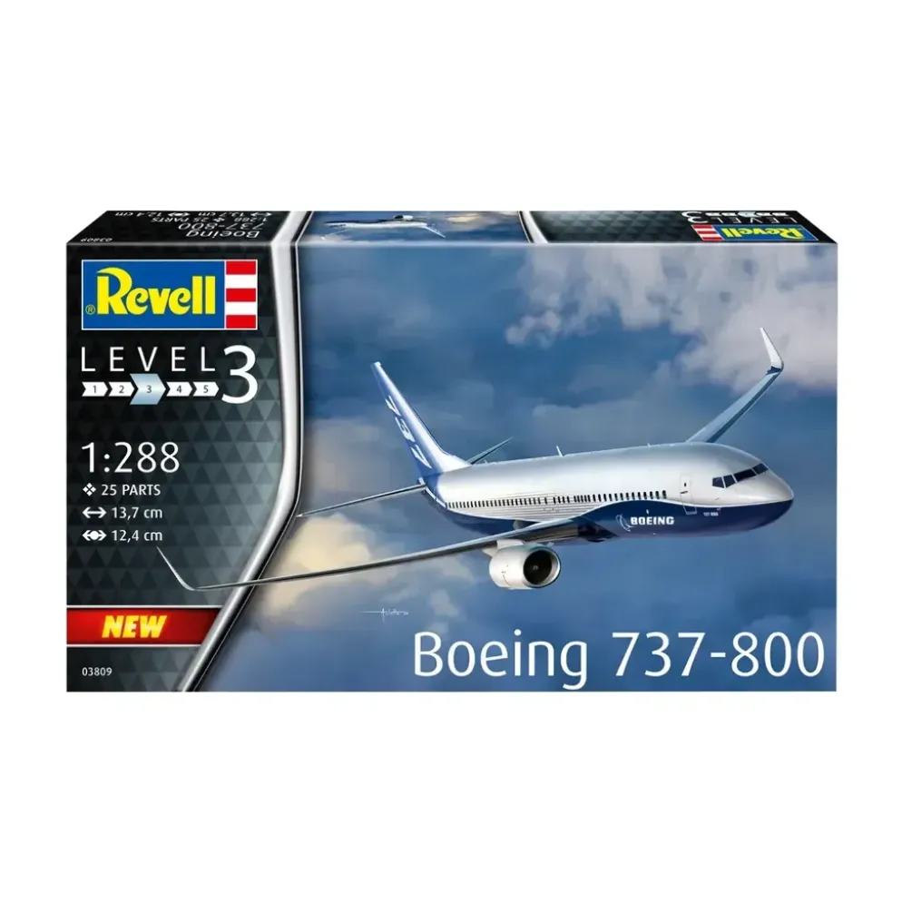 Boeing 737-800 - Plastbyggmodell - 03809 - Revell - 1:288