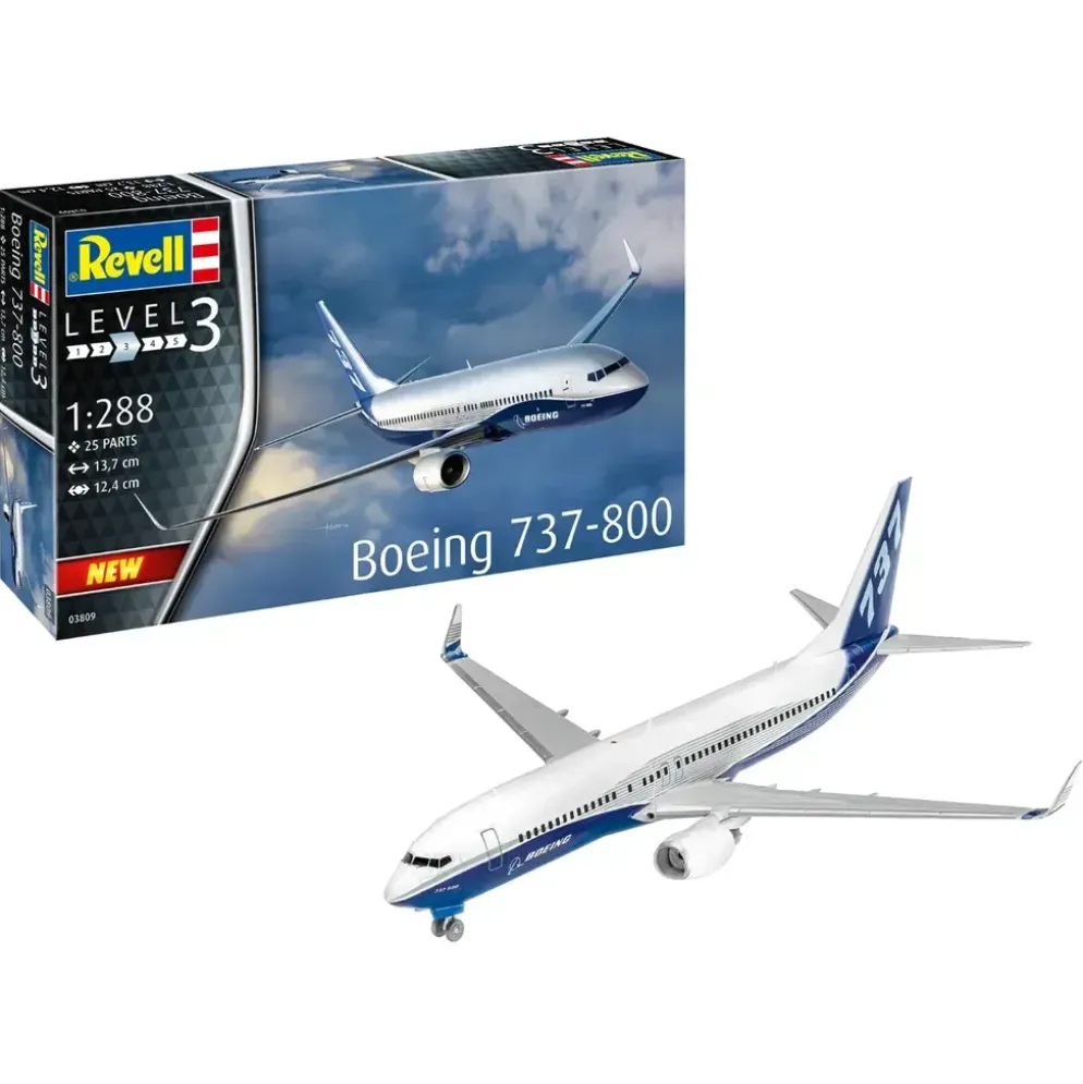 Boeing 737-800 - Plastbyggmodell - 03809 - Revell - 1:288