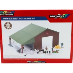 Bondgård med tillbehör - Farm Building & Accessories Set - Britains
