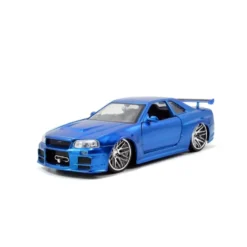 Brian's Nissan Skyline GT-R (BNR34) - Blå - Jada Toys - 1:24