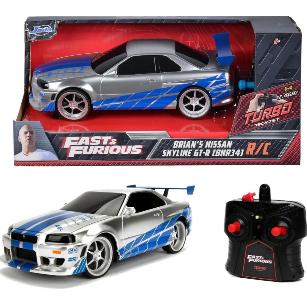 Brian's Nissan Skyline GT-R - Fast & Furious - R/C Jada Toys