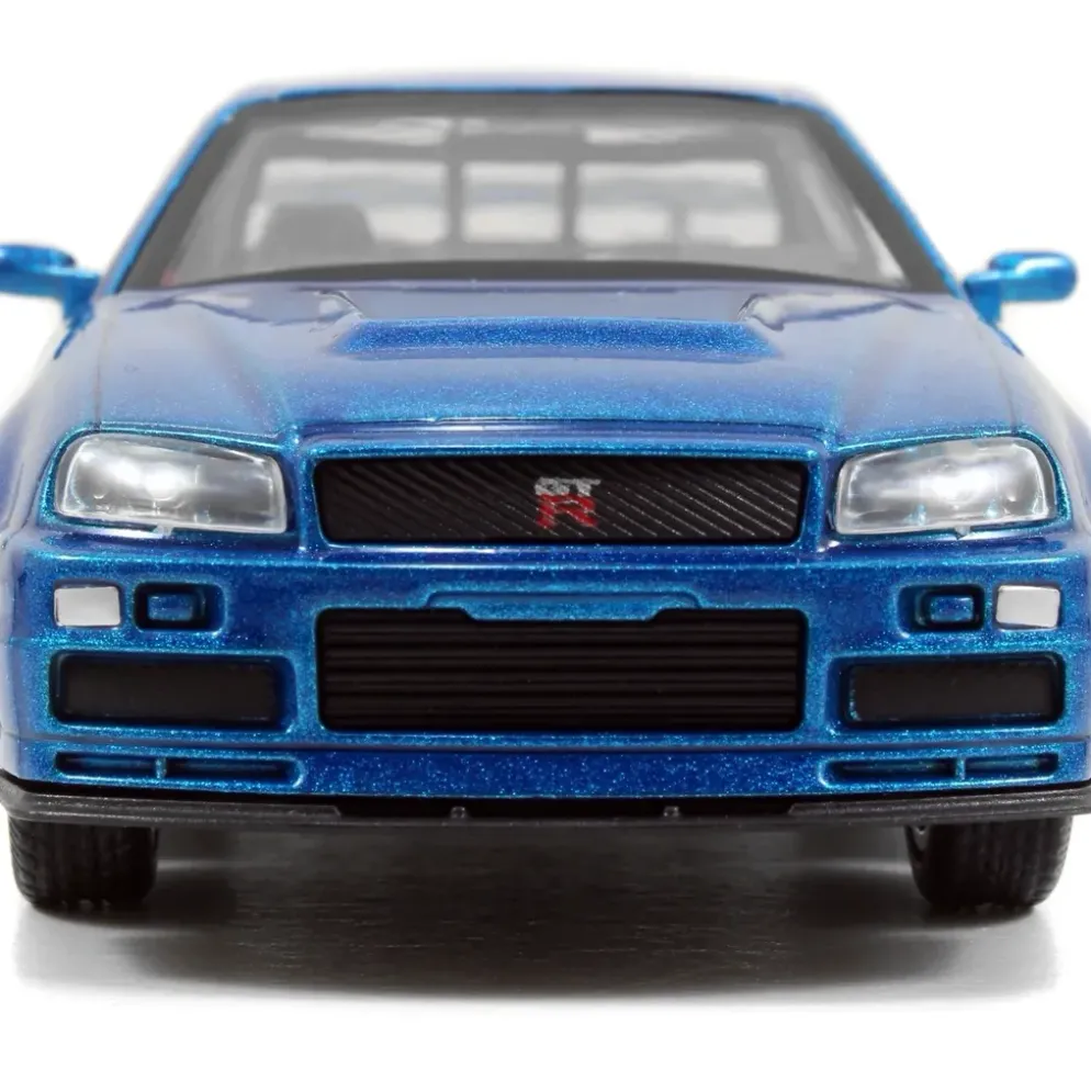 Brian's Nissan Skyline GT-R (R34) - Blå - Jada Toys - 1:32